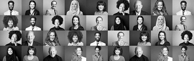 group of diverse workforce people