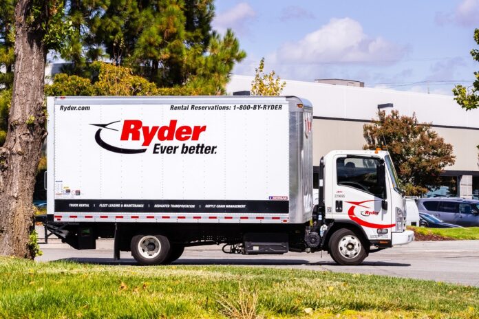 Ryder System truck