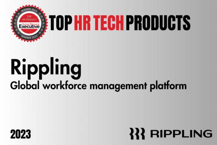 2023 Top HR Tech Products of the Year: Rippling Global Workforce Management