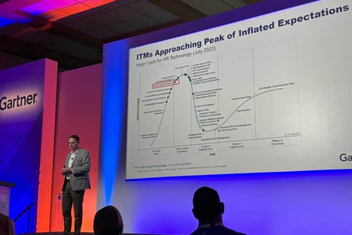 Mark Whittle, analyst at Gartner's ReimagineHR conference in October 2023