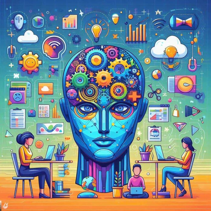 An illustration of a mind thinking