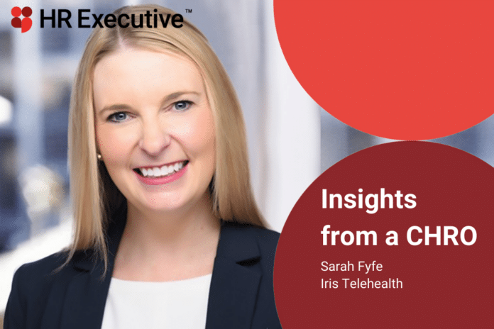Sarah Fyfe, Iris Telehealth, employee wellbeing