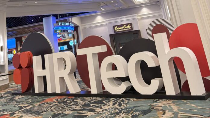 HR Tech 2025 sign
