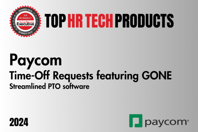 Paycom Time-Off Requests | 2024 HR Tech Top Products