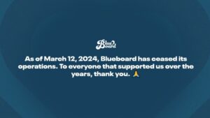 Blueboard announcement