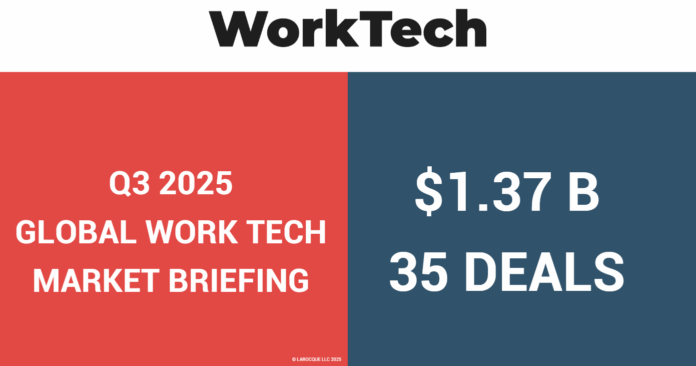 WorkTech's Q3 2025 Global Work Tech VC Report