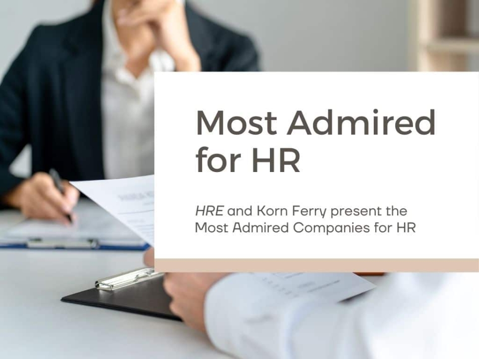 HRE, Korn Ferry present Most Admired Companies for HR for 2024